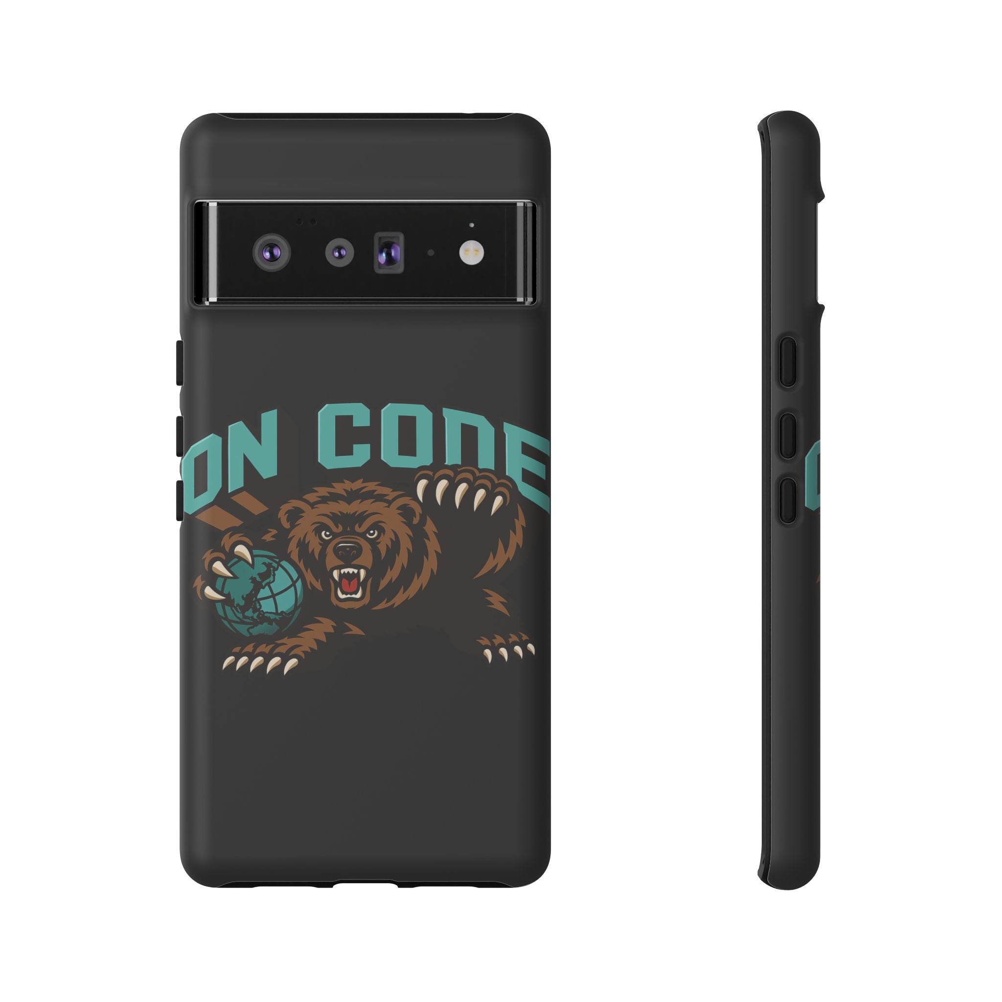 Bear Basketball Tough Phone Case — 'On Core' Protective iPhone Cover
