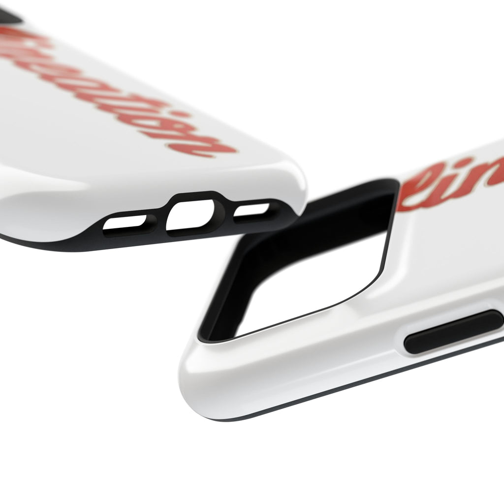 Delineation Script Phone Case — Impact‑Resistant Protective Cover