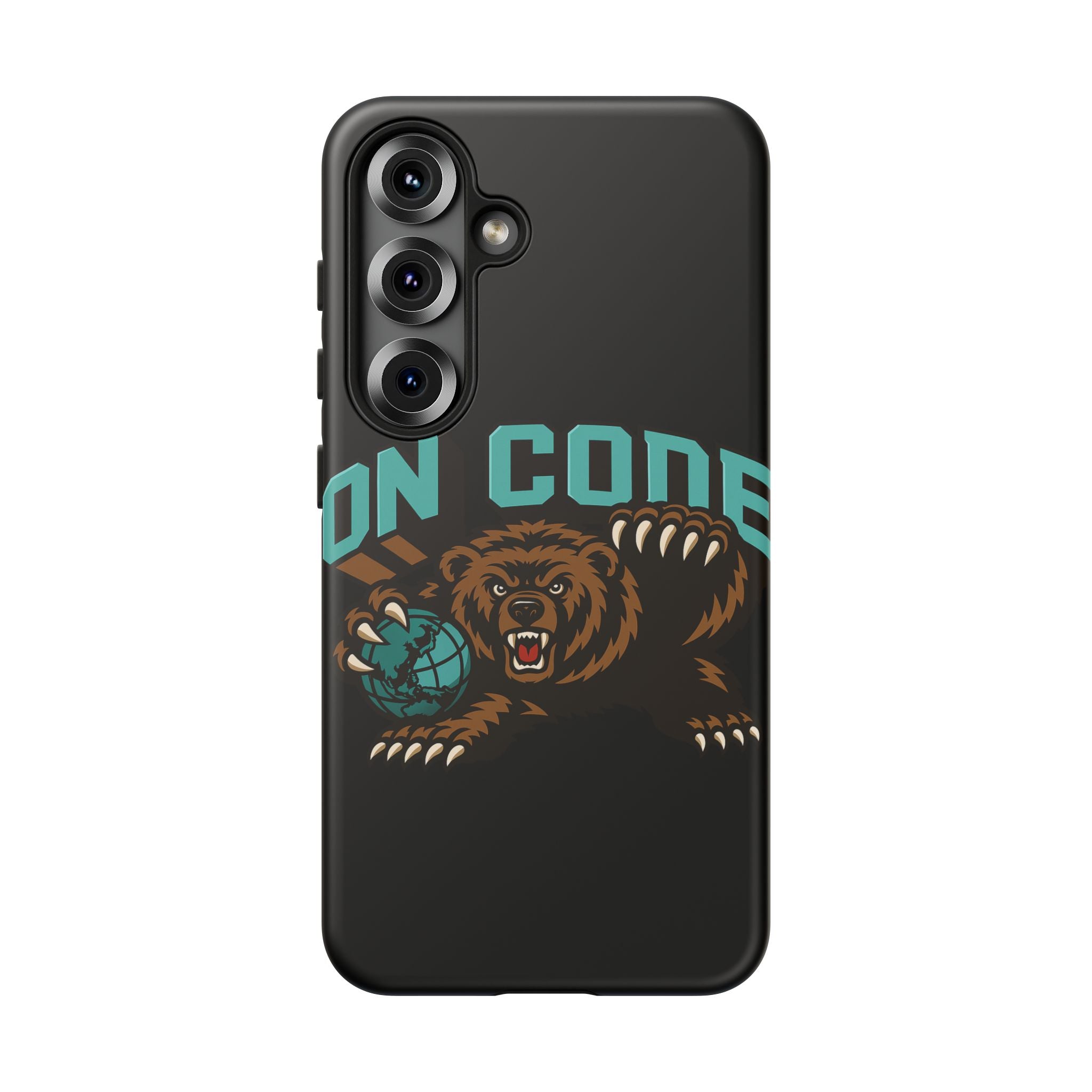 Bear Basketball Tough Phone Case — 'On Core' Protective iPhone Cover
