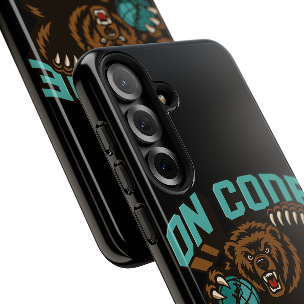 Bear Basketball Tough Phone Case — 'On Core' Protective iPhone Cover
