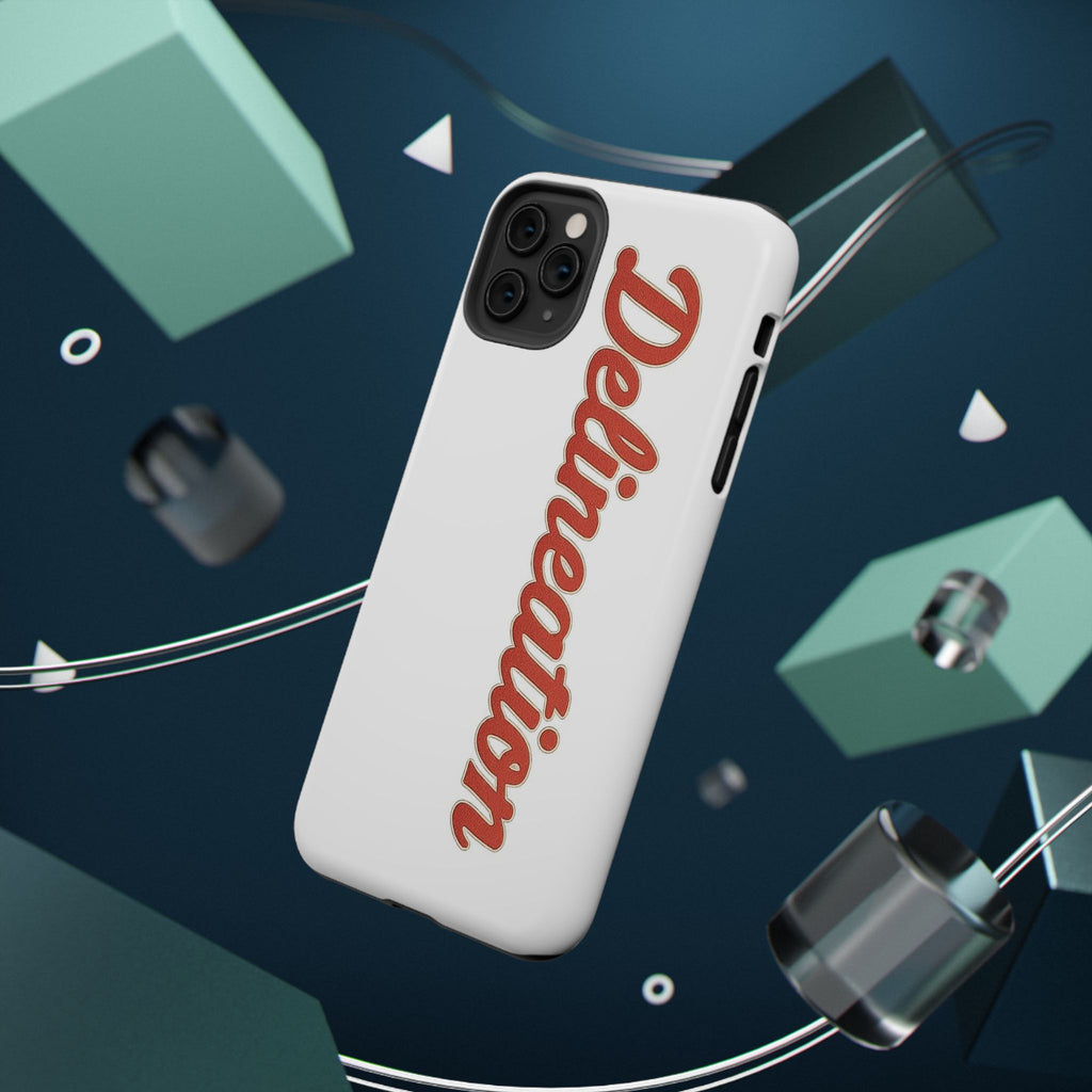 Delineation Script Phone Case — Impact‑Resistant Protective Cover