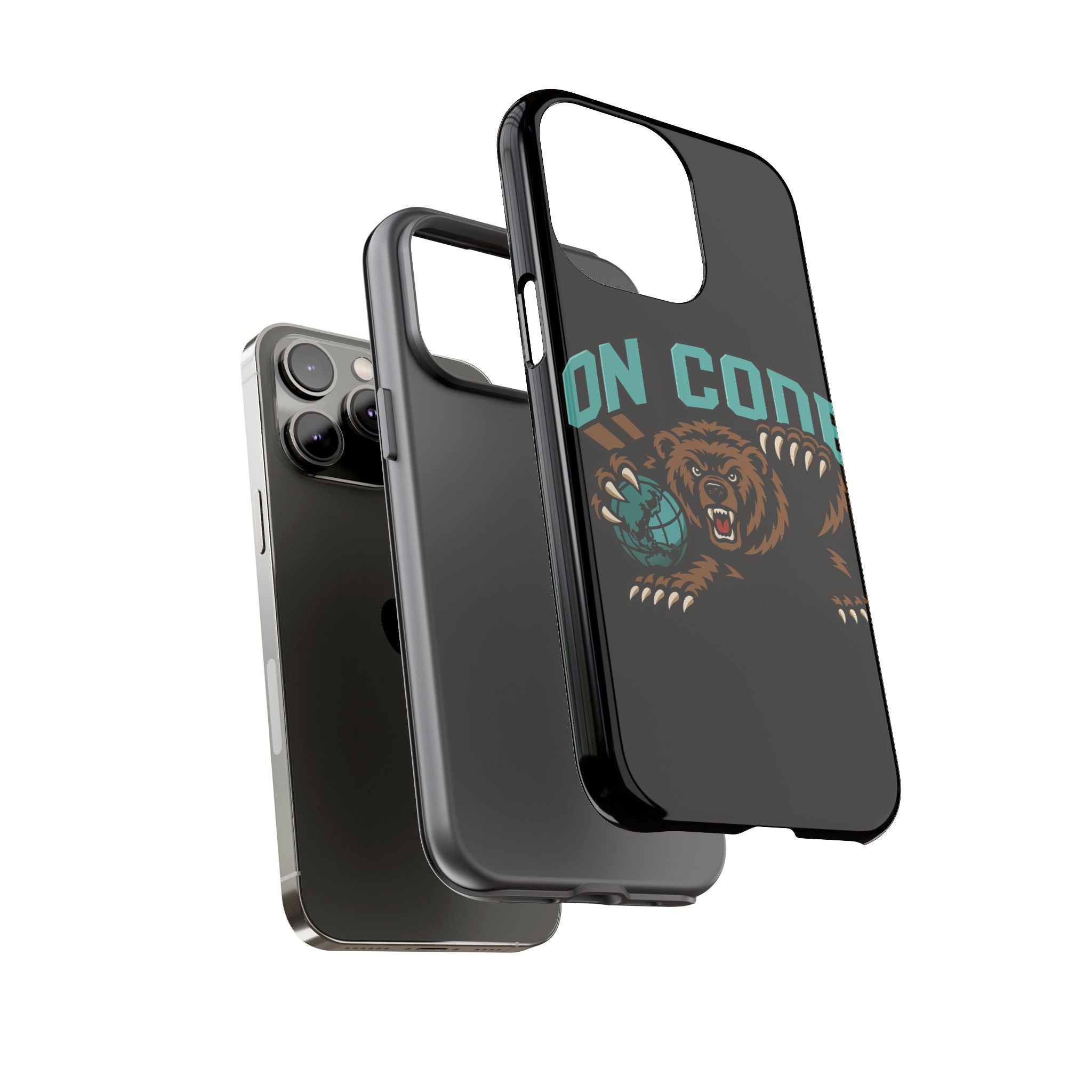 Bear Basketball Tough Phone Case — 'On Core' Protective iPhone Cover