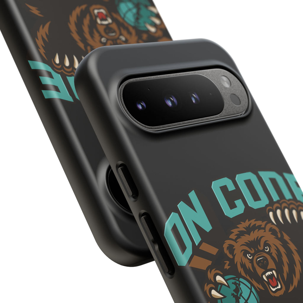 Bear Basketball Tough Phone Case — 'On Core' Protective iPhone Cover