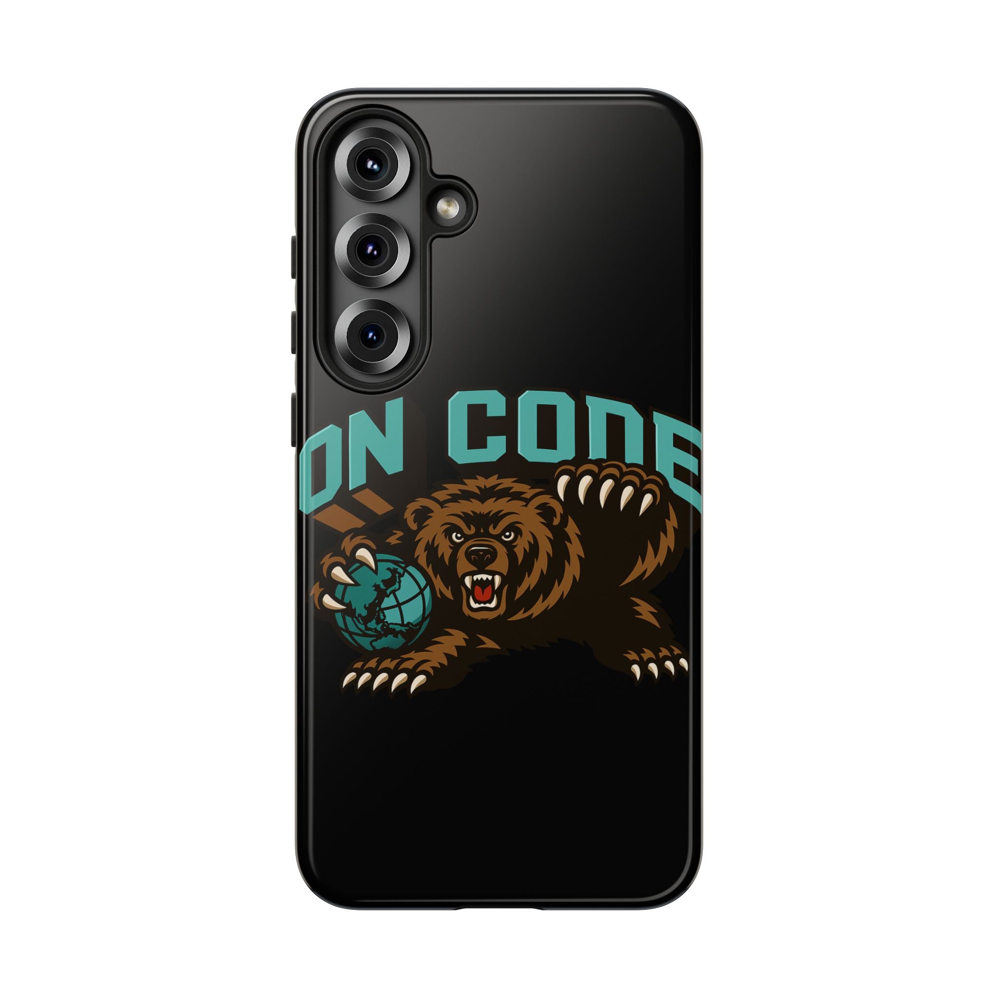 Bear Basketball Tough Phone Case — 'On Core' Protective iPhone Cover