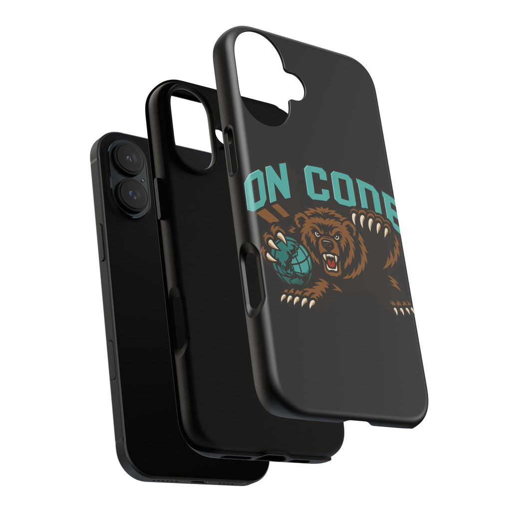 Bear Basketball Tough Phone Case — 'On Core' Protective iPhone Cover