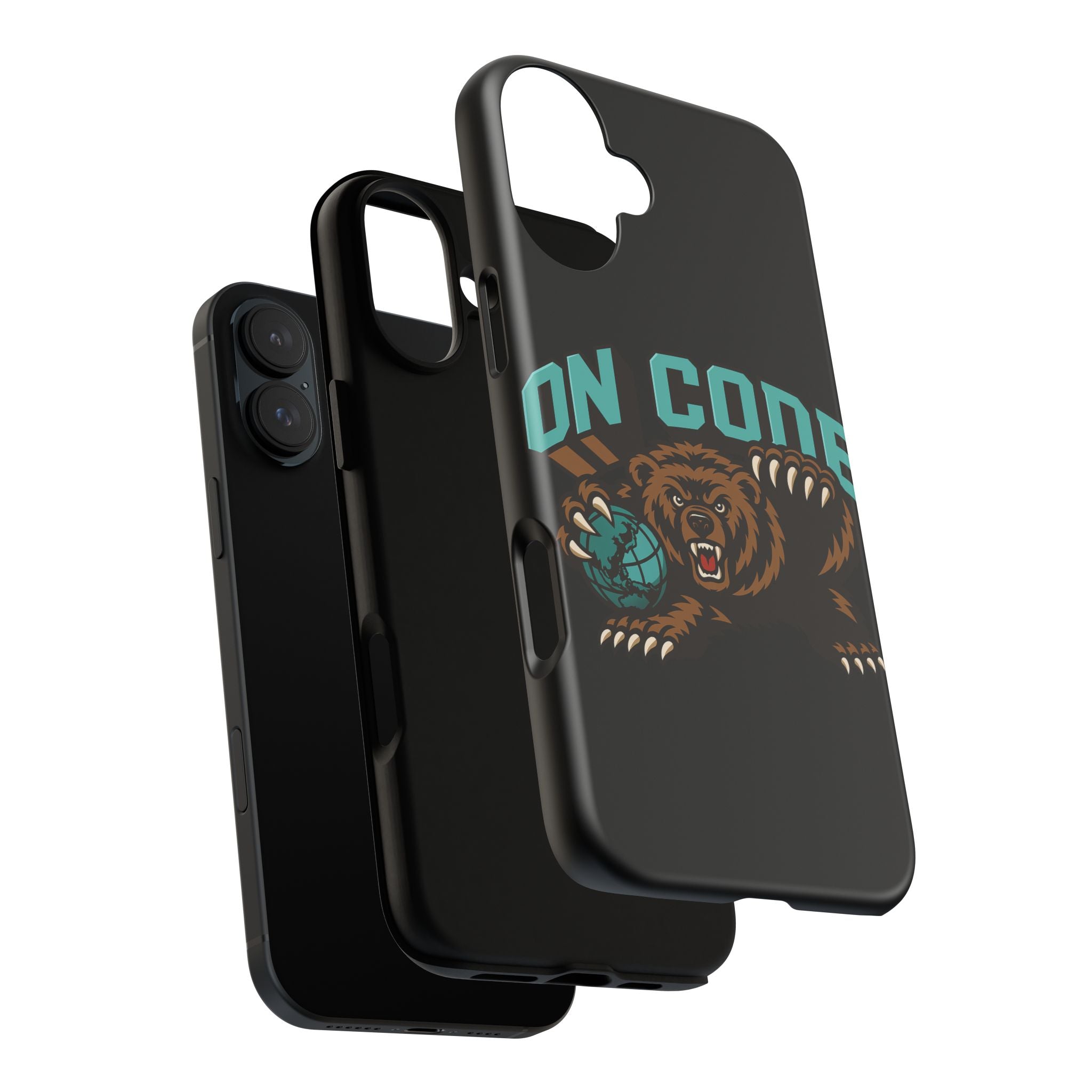 Bear Basketball Tough Phone Case — 'On Core' Protective iPhone Cover