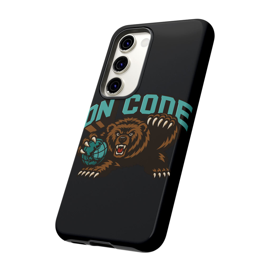 Bear Basketball Tough Phone Case — 'On Core' Protective iPhone Cover