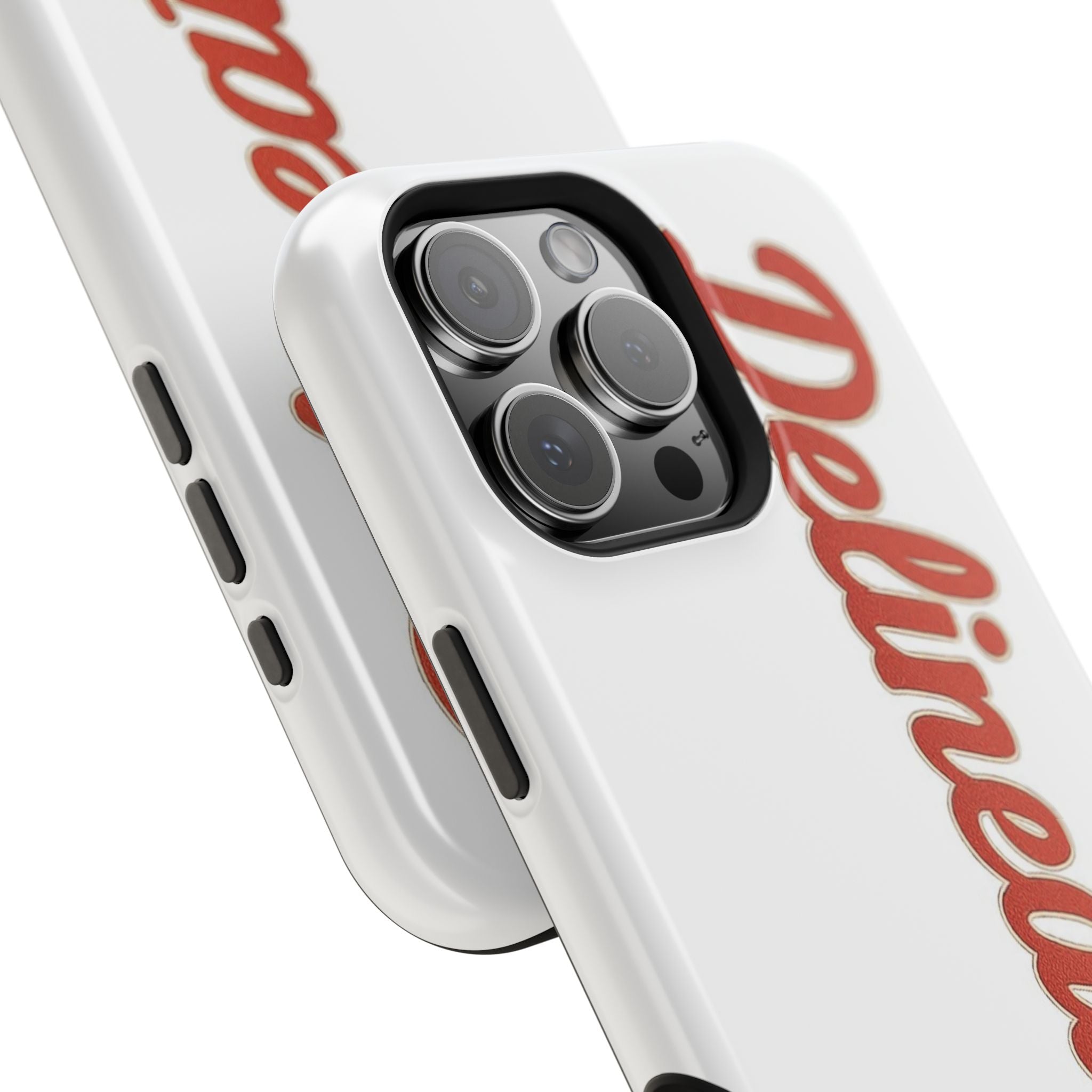 Delineation Script Phone Case — Impact‑Resistant Protective Cover