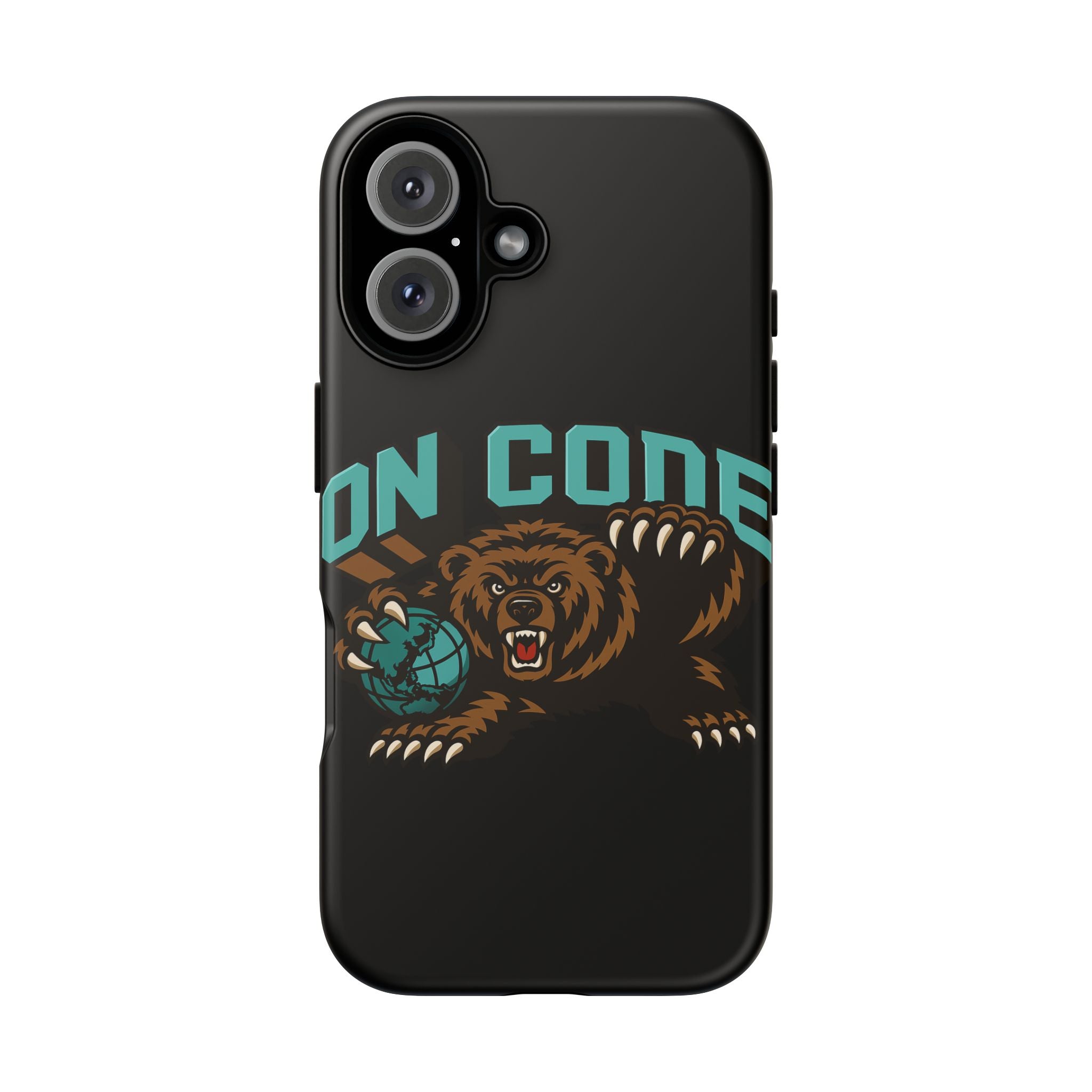 Bear Basketball Tough Phone Case — 'On Core' Protective iPhone Cover