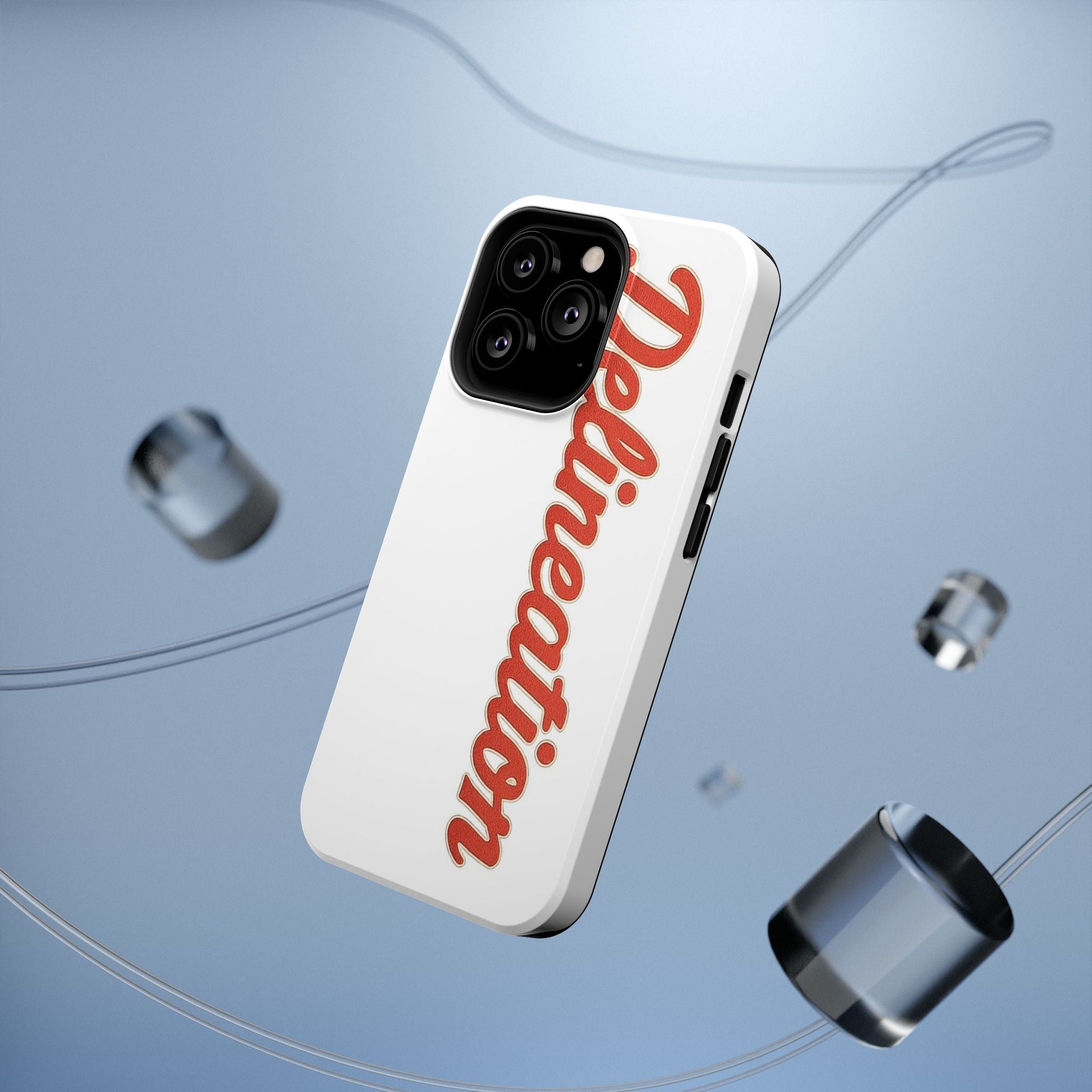 Delineation Script Phone Case — Impact‑Resistant Protective Cover