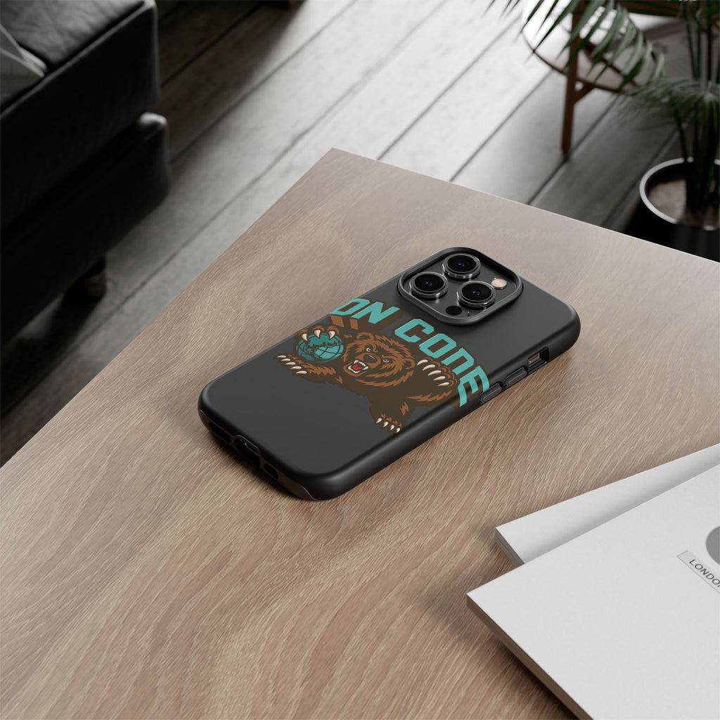 Bear Basketball Tough Phone Case — 'On Core' Protective iPhone Cover