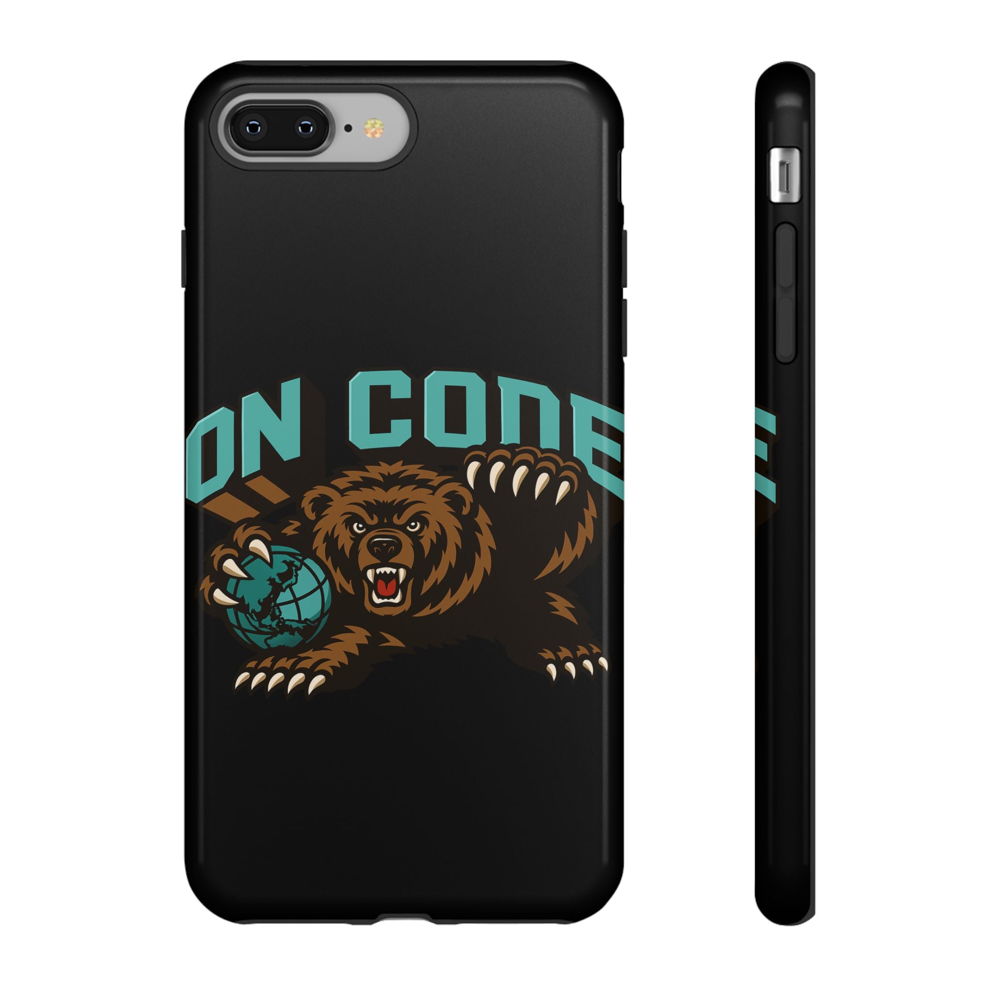 Bear Basketball Tough Phone Case — 'On Core' Protective iPhone Cover
