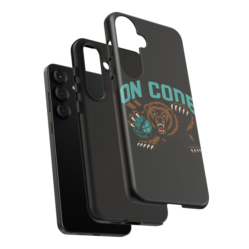 Bear Basketball Tough Phone Case — 'On Core' Protective iPhone Cover