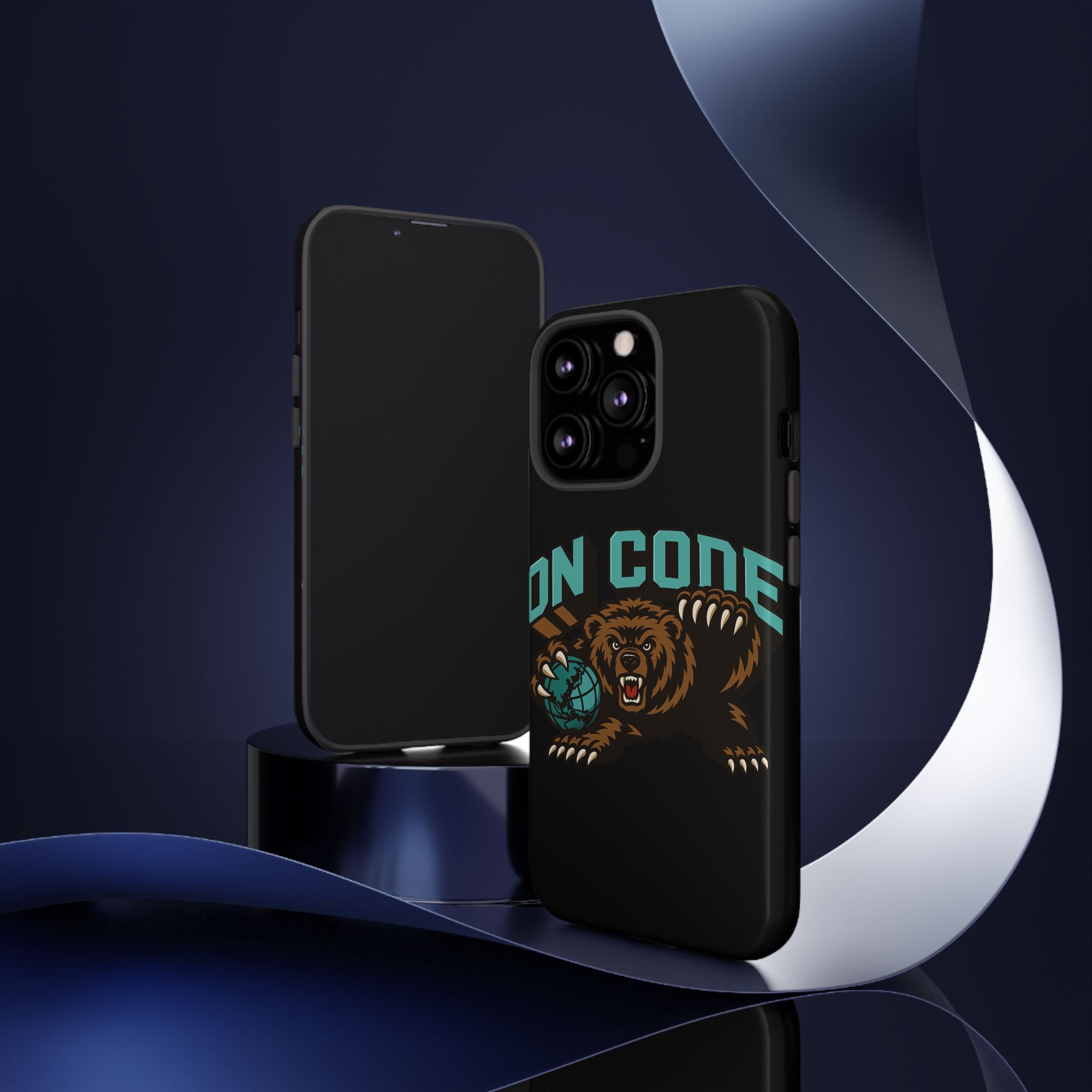 Bear Basketball Tough Phone Case — 'On Core' Protective iPhone Cover