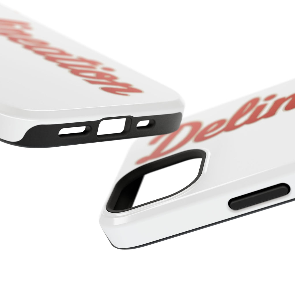 Delineation Script Phone Case — Impact‑Resistant Protective Cover