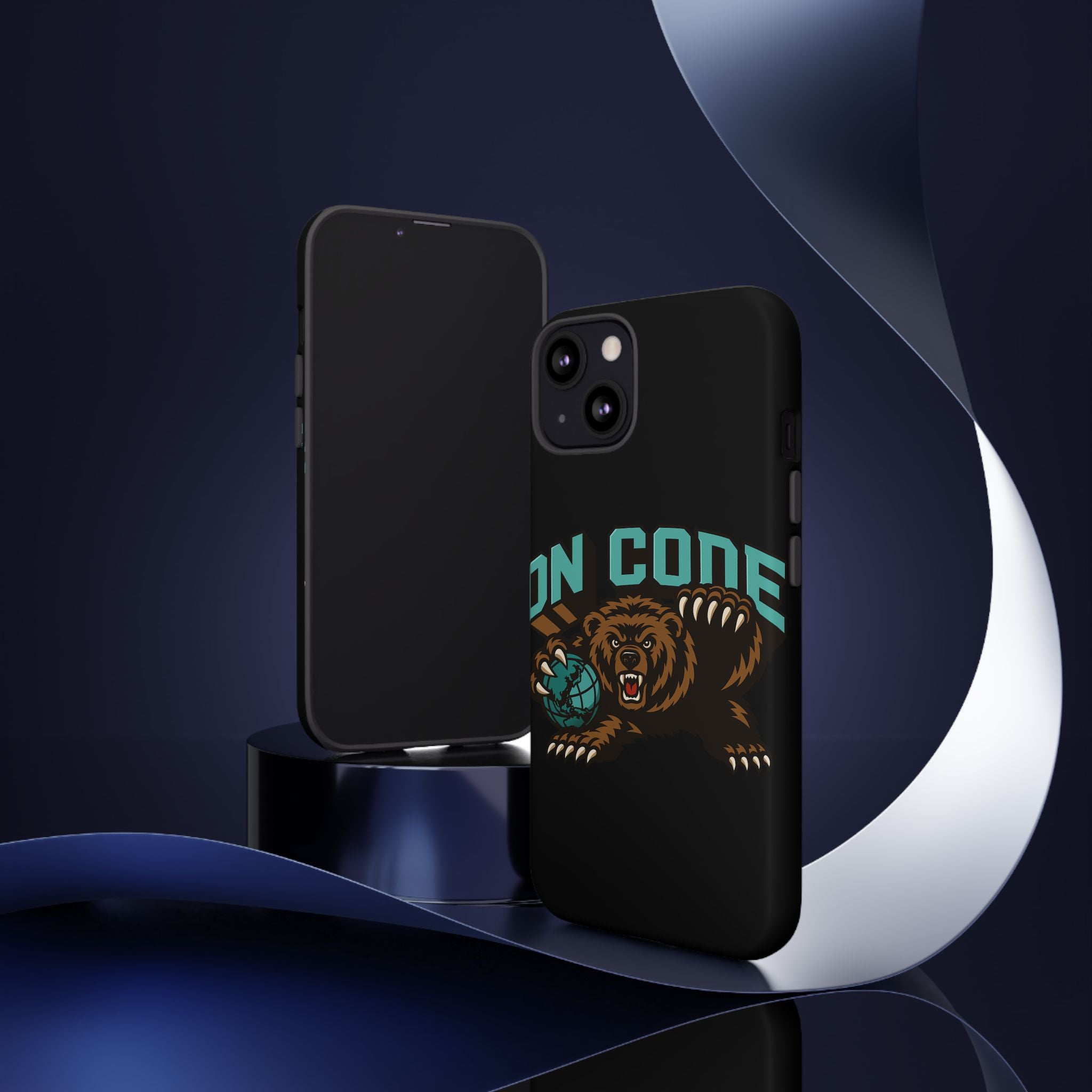 Bear Basketball Tough Phone Case — 'On Core' Protective iPhone Cover