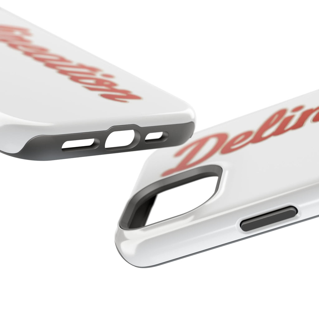 Delineation Script Phone Case — Impact‑Resistant Protective Cover