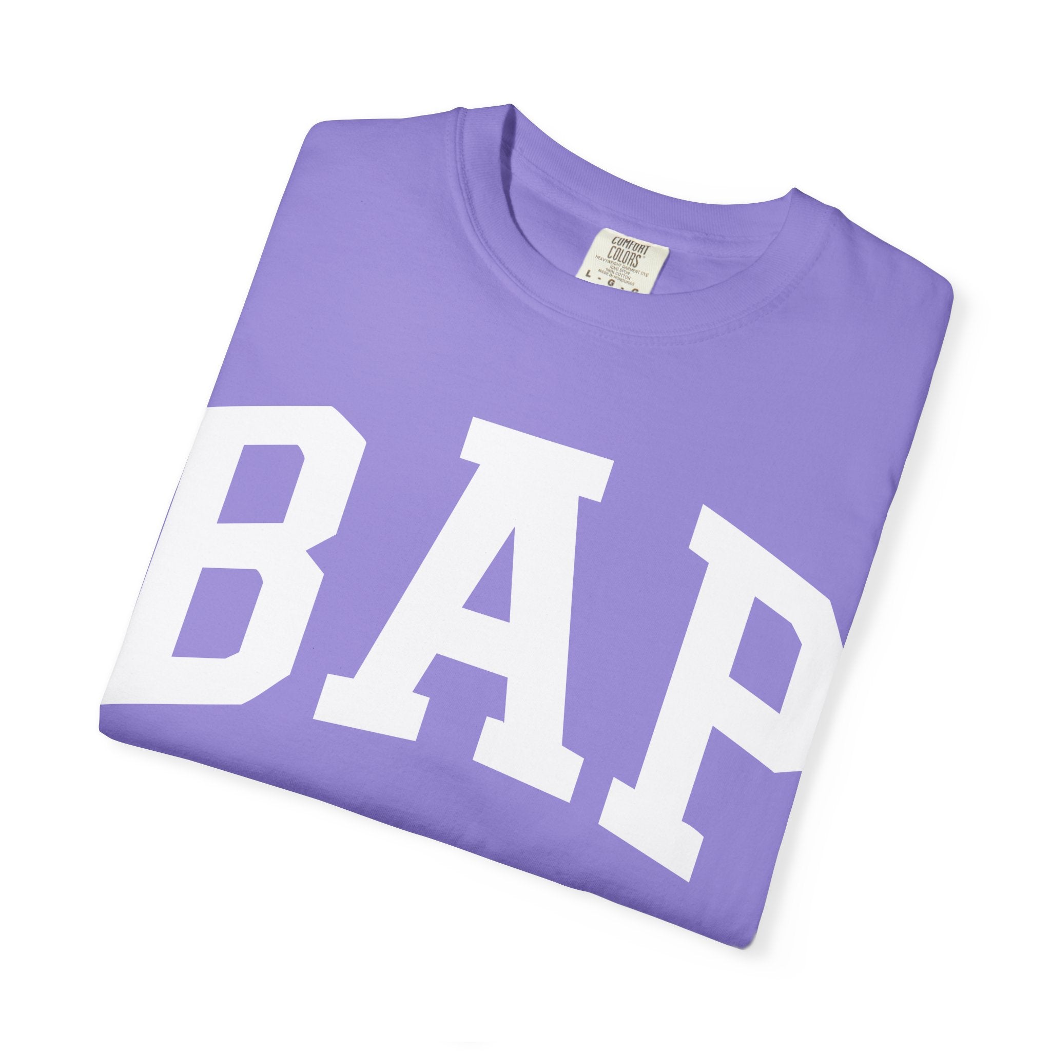 BAP Collegiate Graphic T-Shirt — Vintage Stadium Lettering Tee