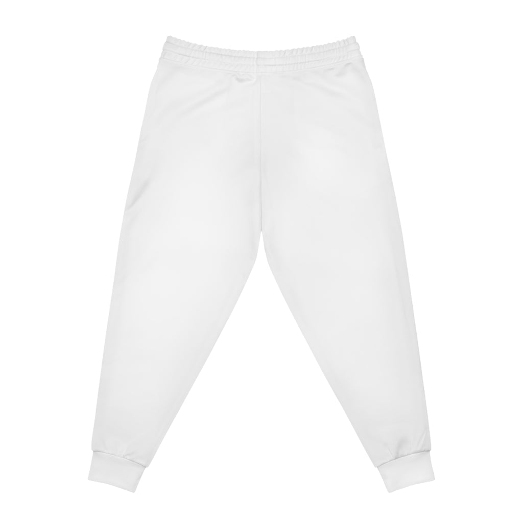 Delineation Athletic Joggers — White AOP Side Script Sweatpants