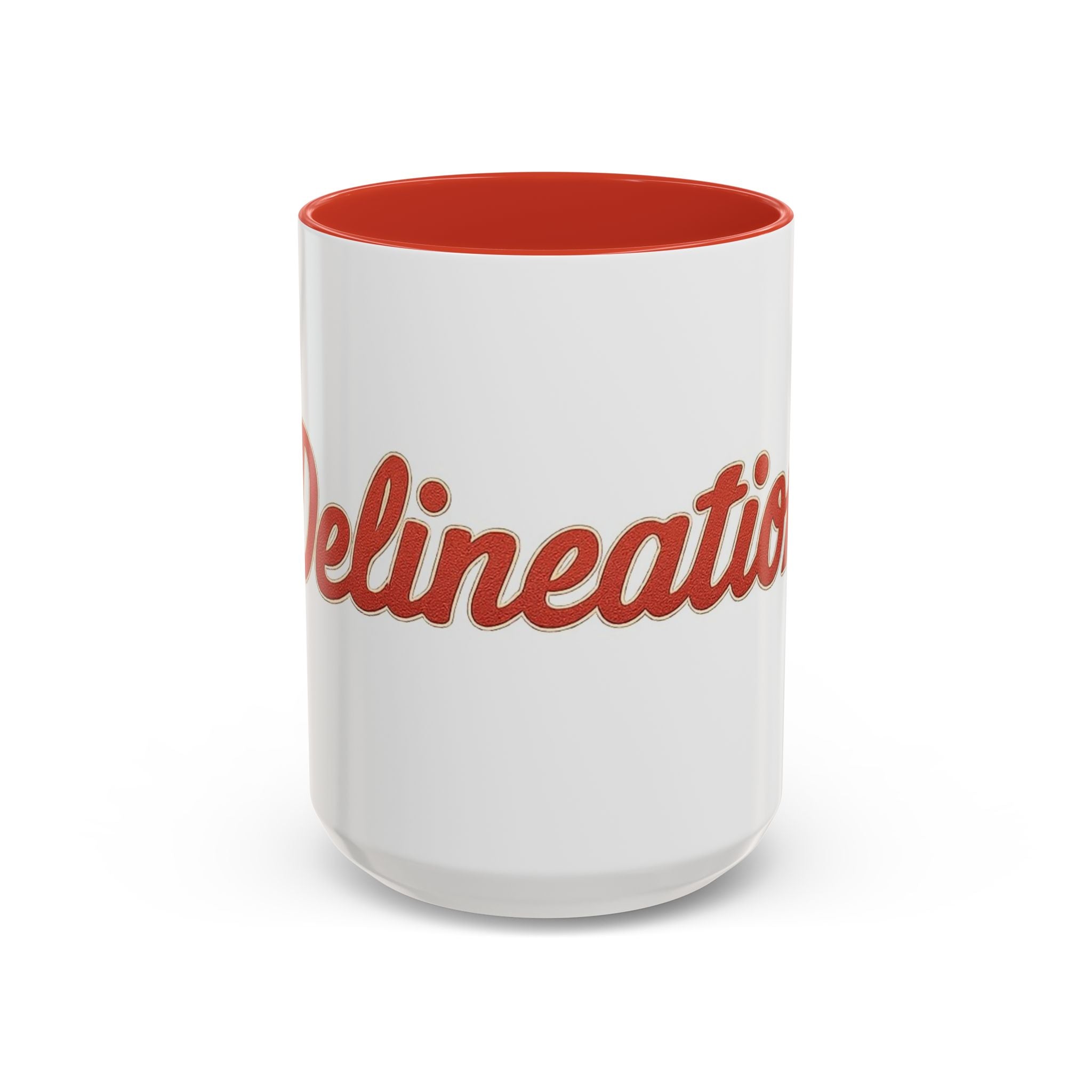 Accent Coffee Mug — 'Imagination' Retro Script Ceramic Coffee Mug (11/15 oz)
