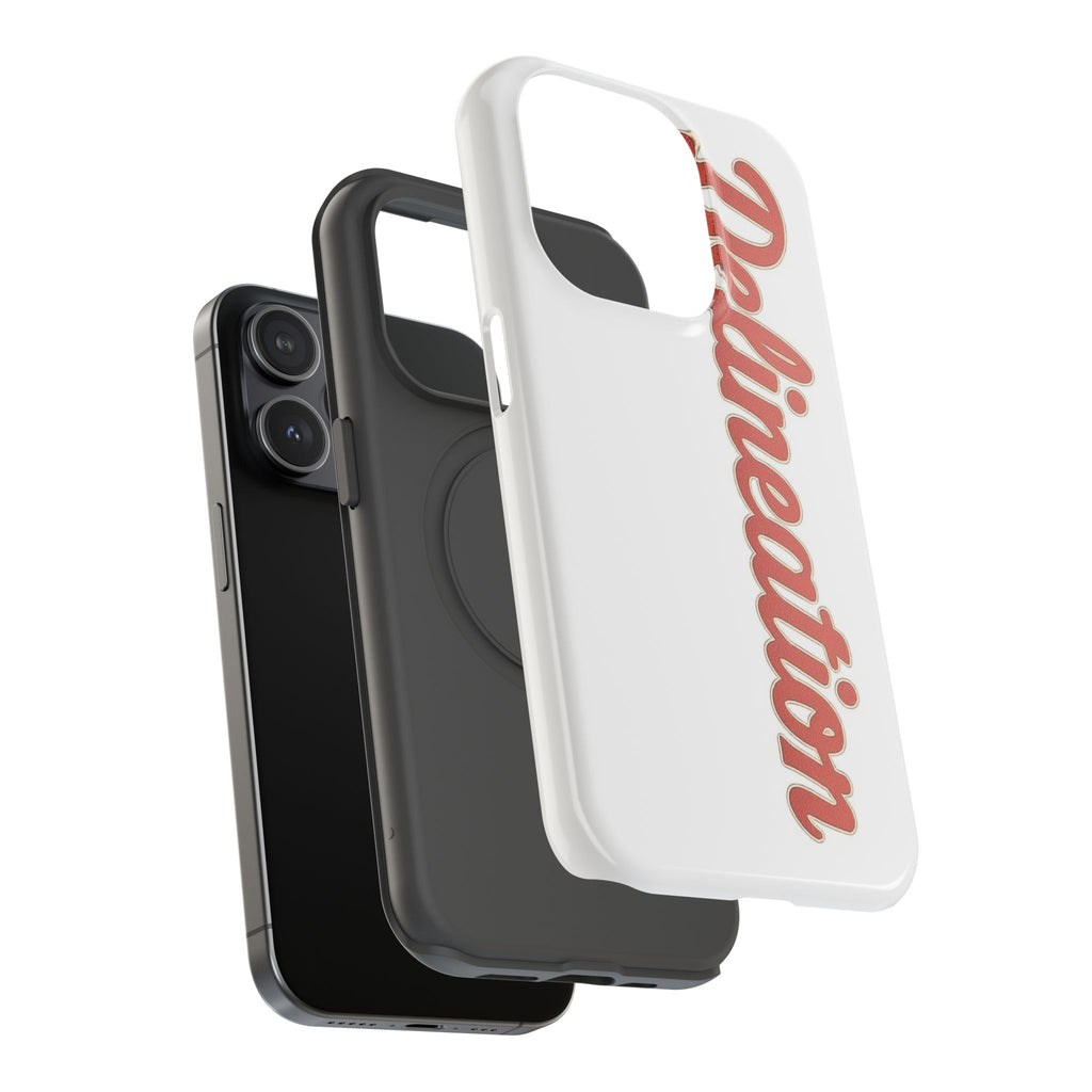 Delineation Script Phone Case — Impact‑Resistant Protective Cover
