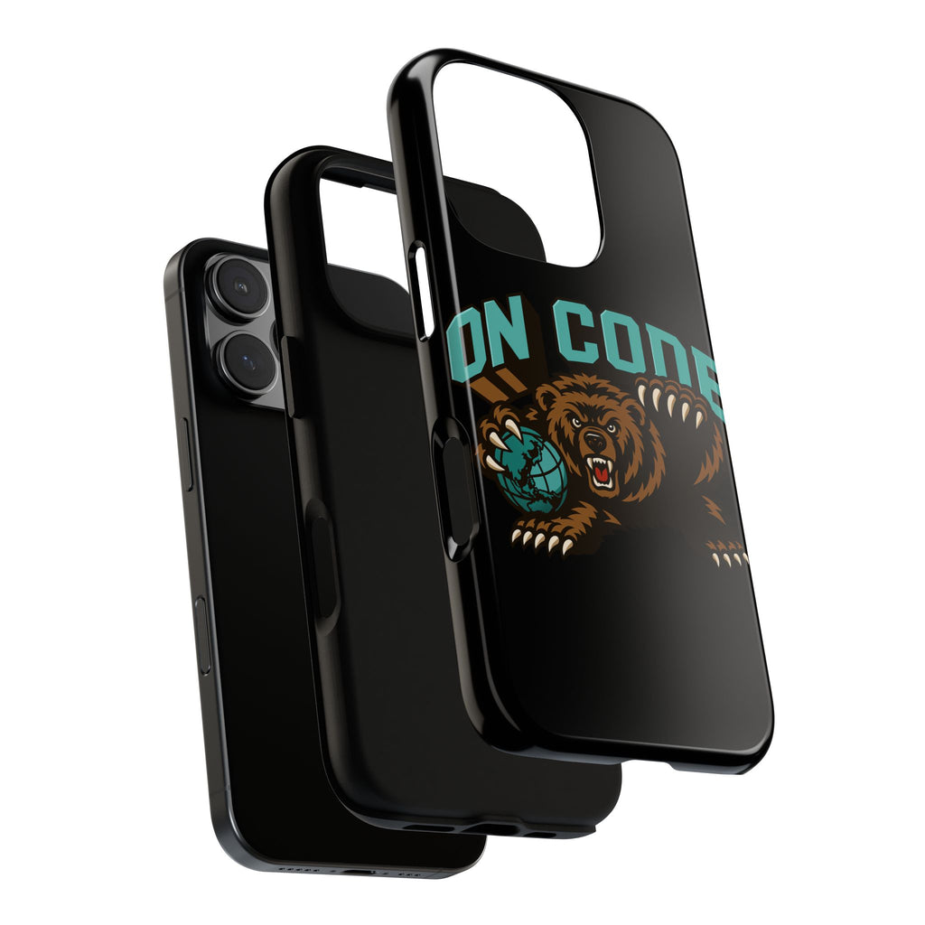 Bear Basketball Tough Phone Case — 'On Core' Protective iPhone Cover