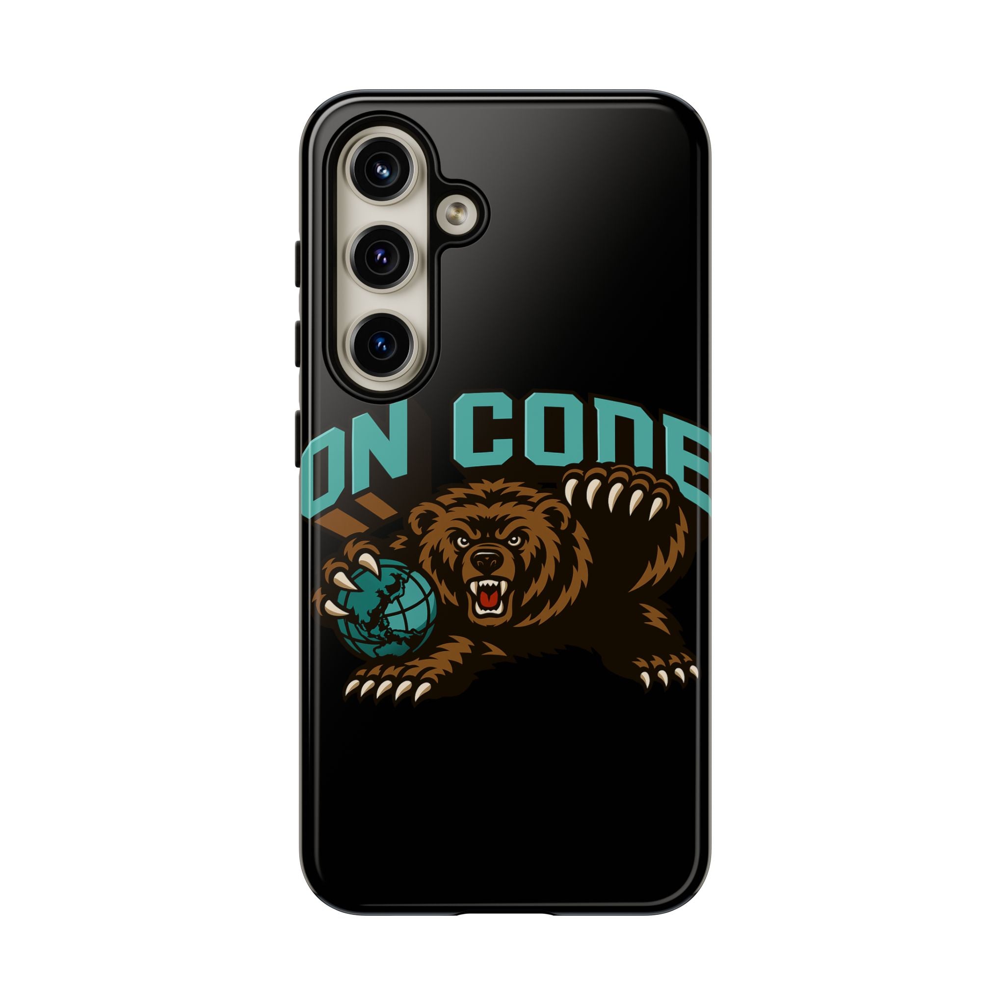 Bear Basketball Tough Phone Case — 'On Core' Protective iPhone Cover