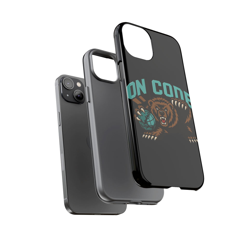 Bear Basketball Tough Phone Case — 'On Core' Protective iPhone Cover