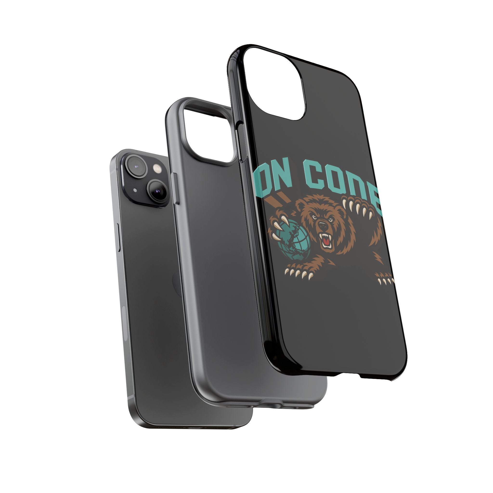 Bear Basketball Tough Phone Case — 'On Core' Protective iPhone Cover