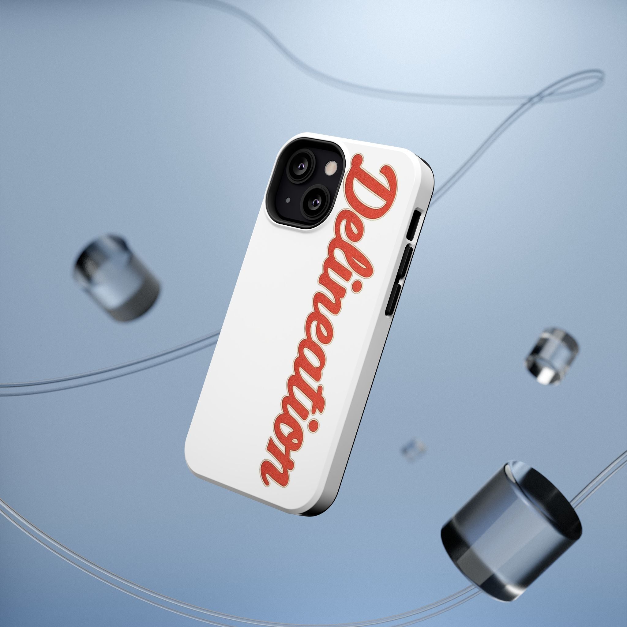 Delineation Script Phone Case — Impact‑Resistant Protective Cover