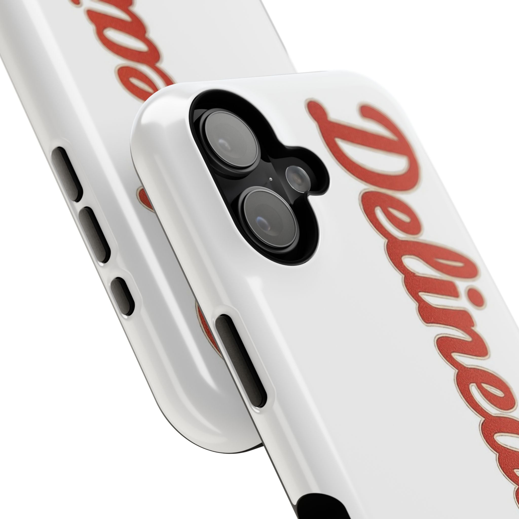 Delineation Script Phone Case — Impact‑Resistant Protective Cover