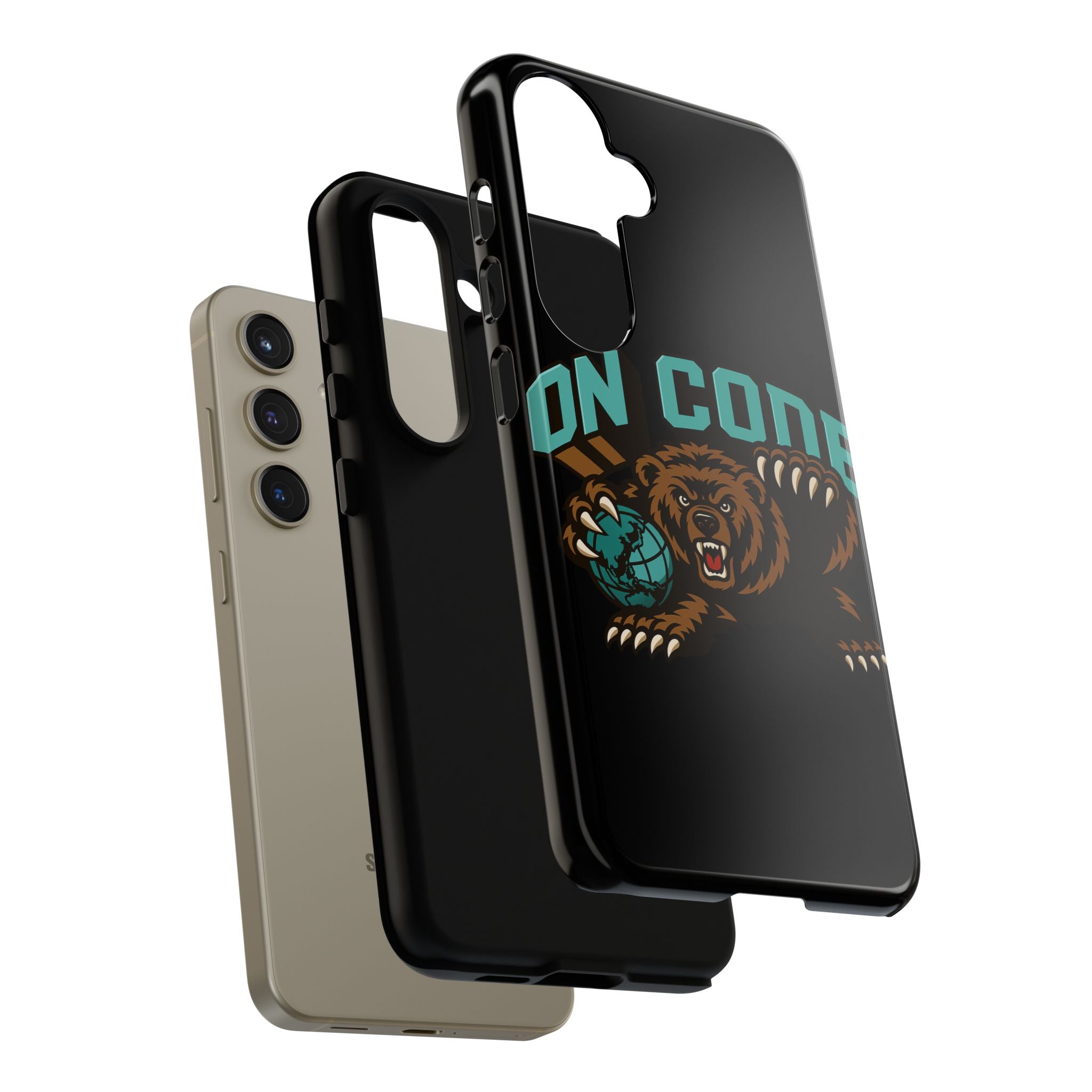 Bear Basketball Tough Phone Case — 'On Core' Protective iPhone Cover