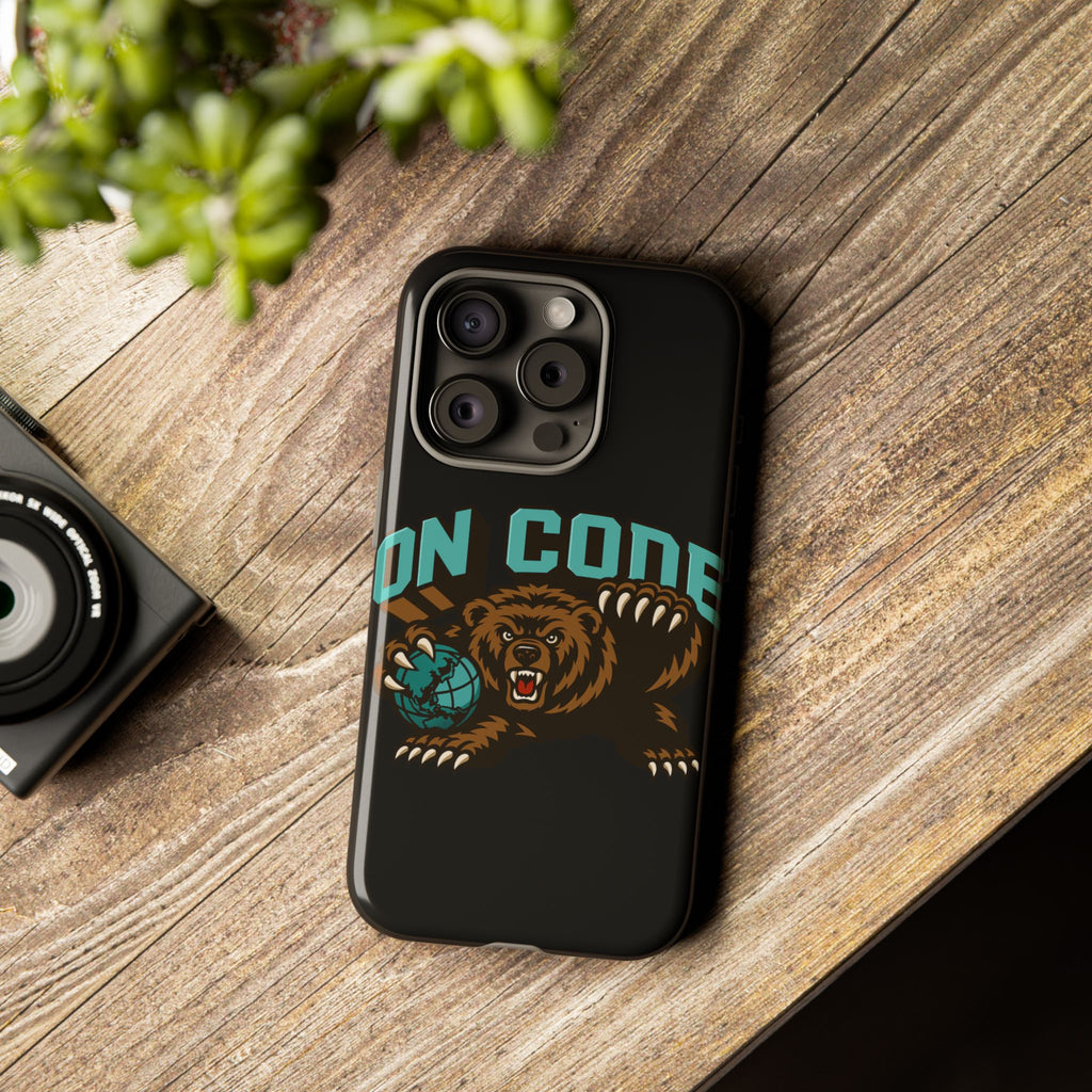 Bear Basketball Tough Phone Case — 'On Core' Protective iPhone Cover
