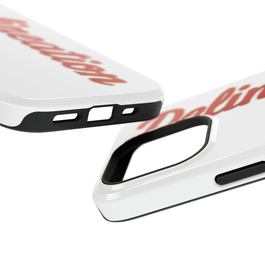 Delineation Script Phone Case — Impact‑Resistant Protective Cover