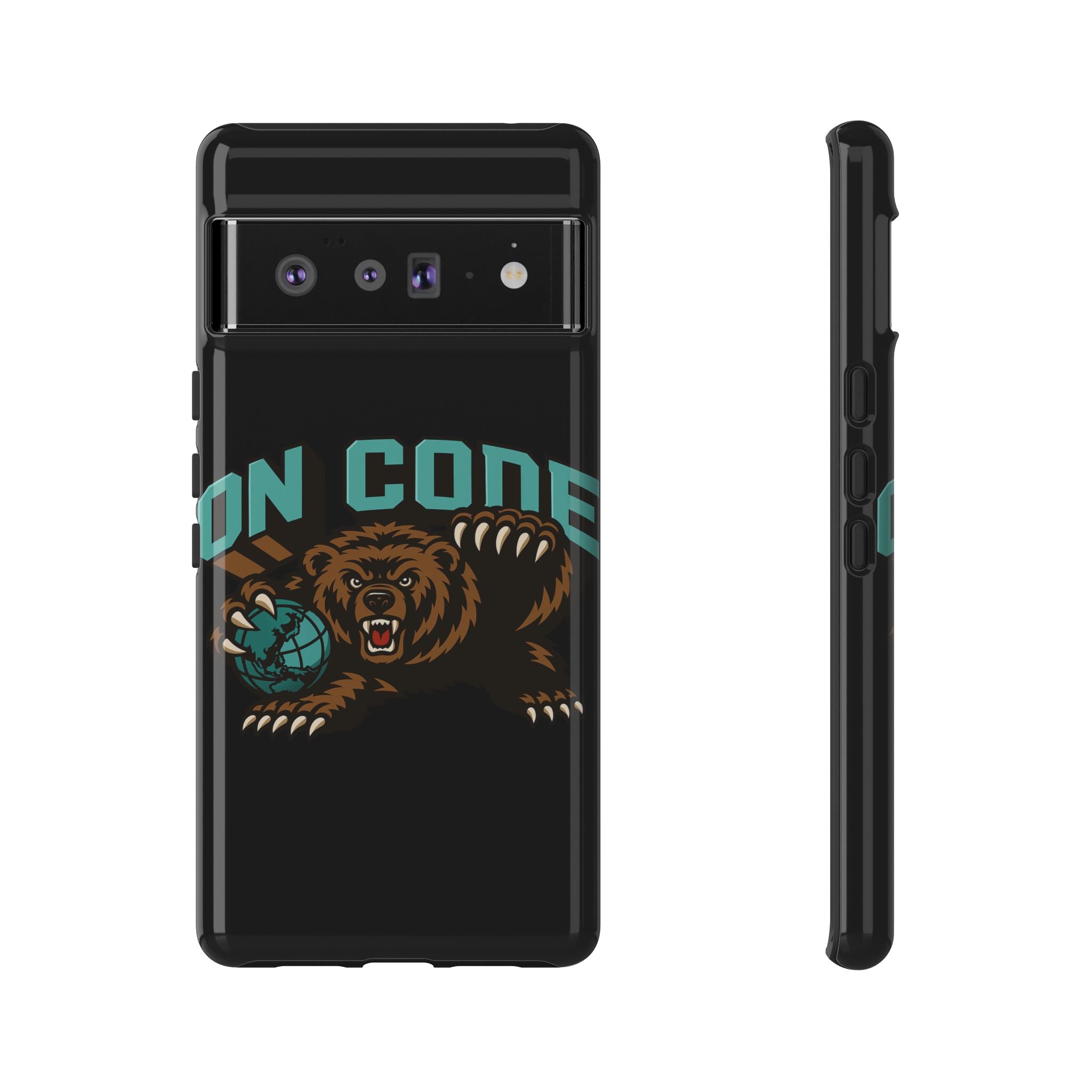 Bear Basketball Tough Phone Case — 'On Core' Protective iPhone Cover