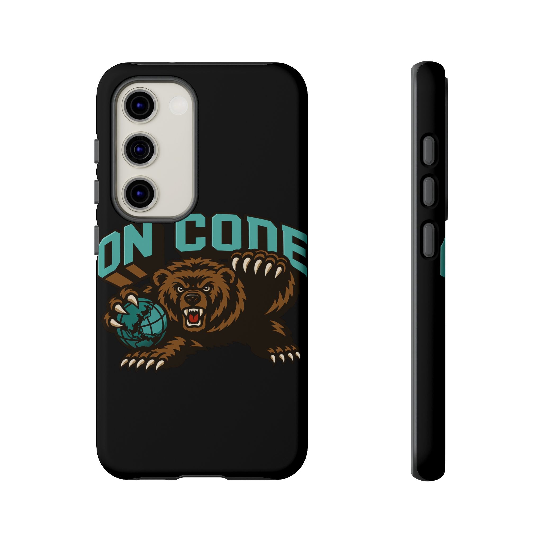 Bear Basketball Tough Phone Case — 'On Core' Protective iPhone Cover