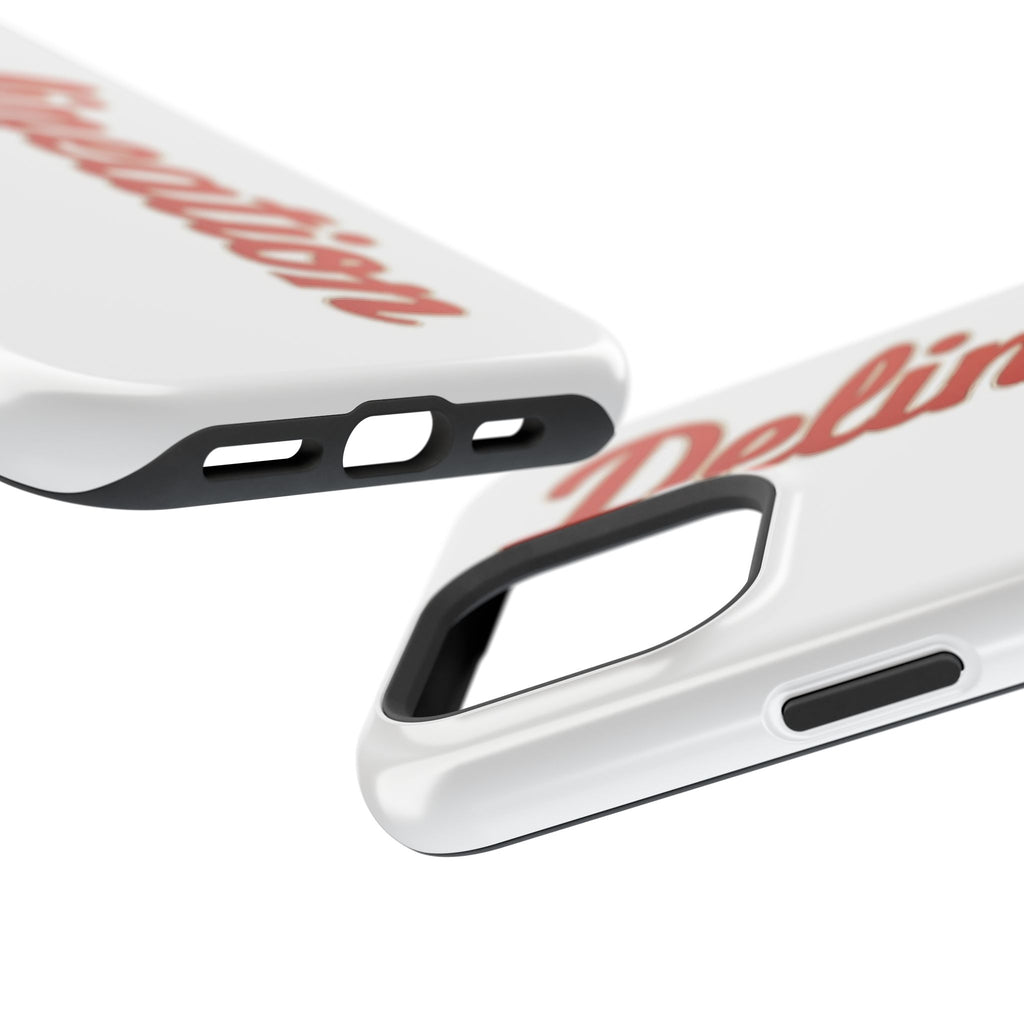 Delineation Script Phone Case — Impact‑Resistant Protective Cover