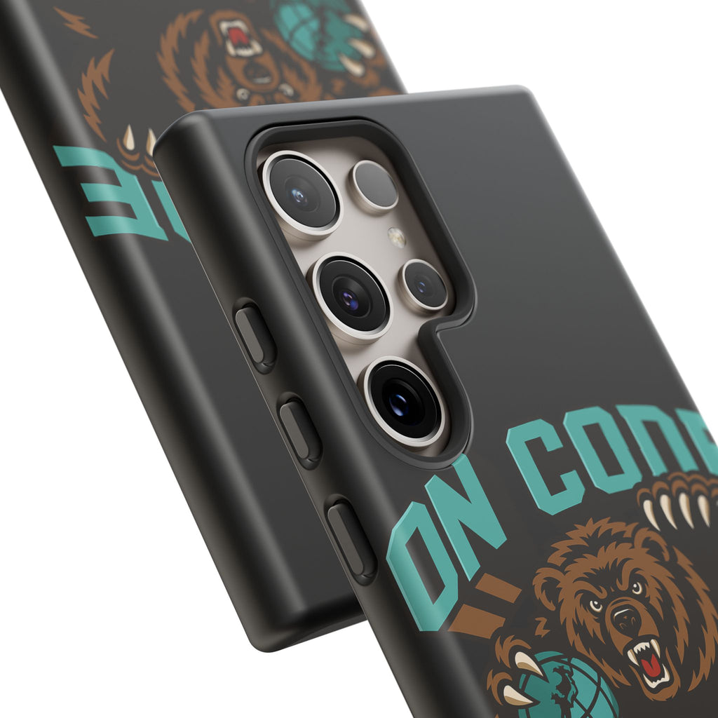 Bear Basketball Tough Phone Case — 'On Core' Protective iPhone Cover