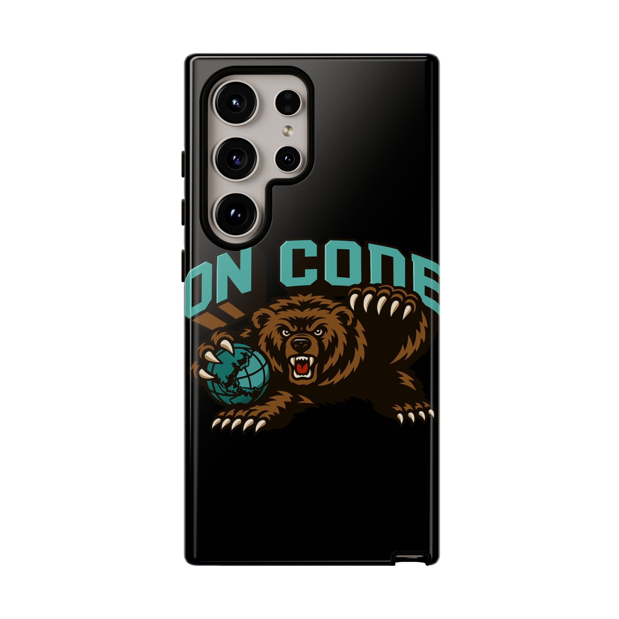Bear Basketball Tough Phone Case — 'On Core' Protective iPhone Cover