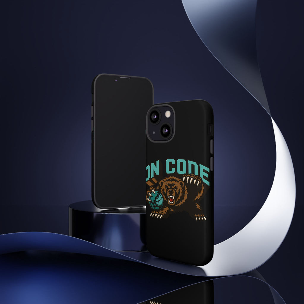 Bear Basketball Tough Phone Case — 'On Core' Protective iPhone Cover