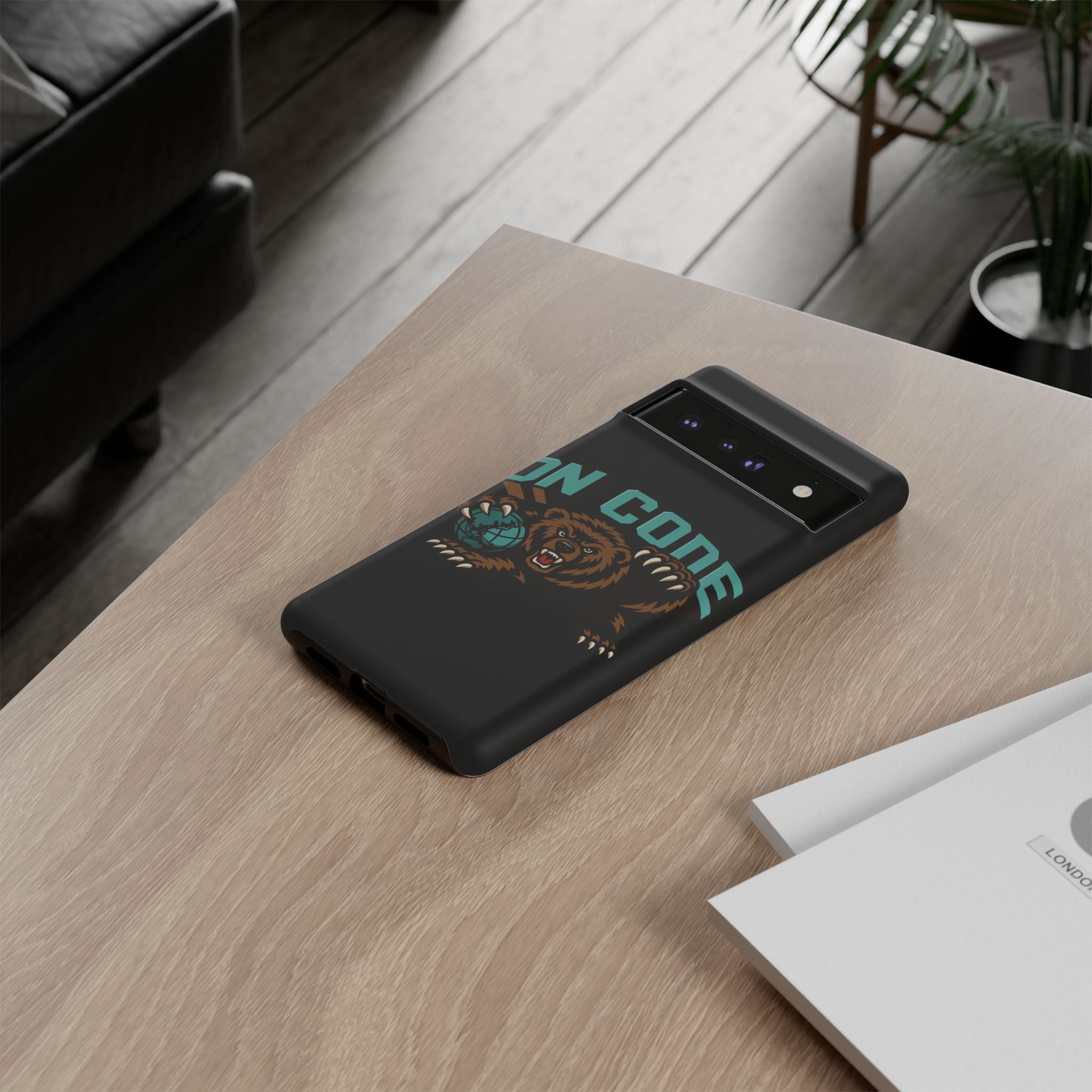 Bear Basketball Tough Phone Case — 'On Core' Protective iPhone Cover