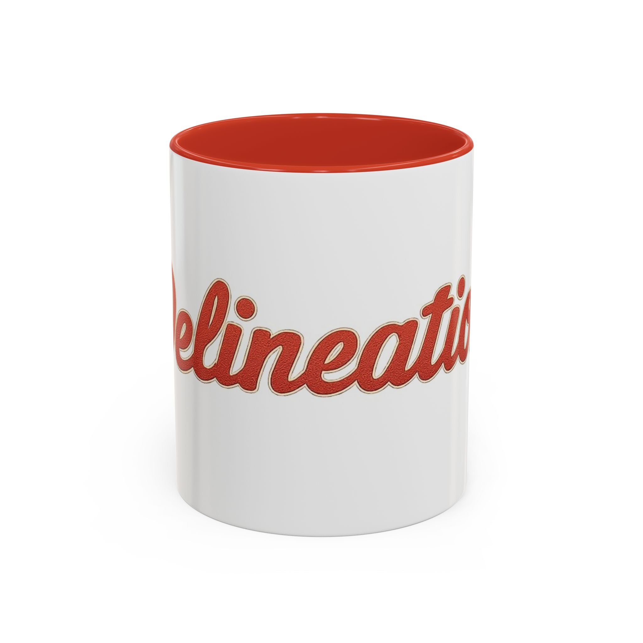 Accent Coffee Mug — 'Imagination' Retro Script Ceramic Coffee Mug (11/15 oz)