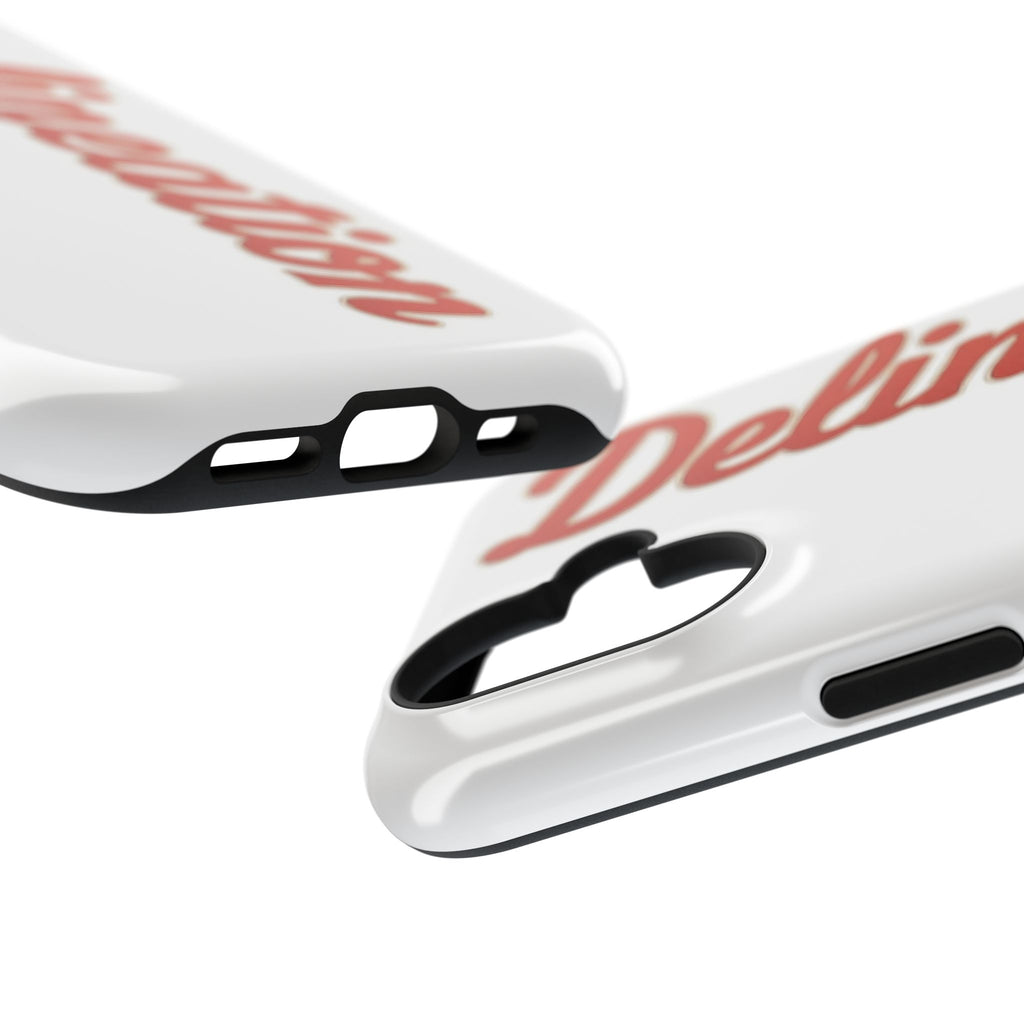 Delineation Script Phone Case — Impact‑Resistant Protective Cover