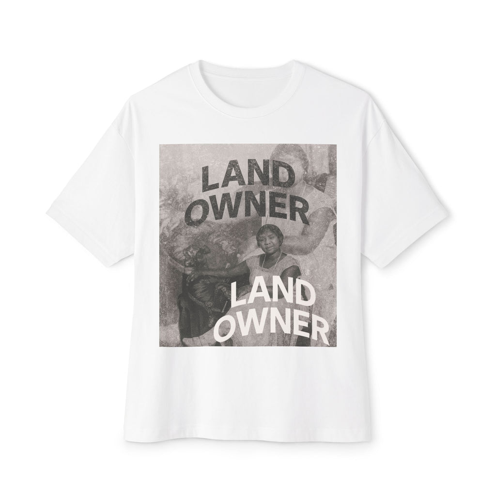 Land Owner Graphic Tee — Vintage Photo Statement T-Shirt