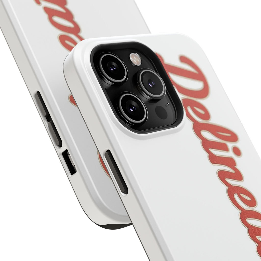 Delineation Script Phone Case — Impact‑Resistant Protective Cover