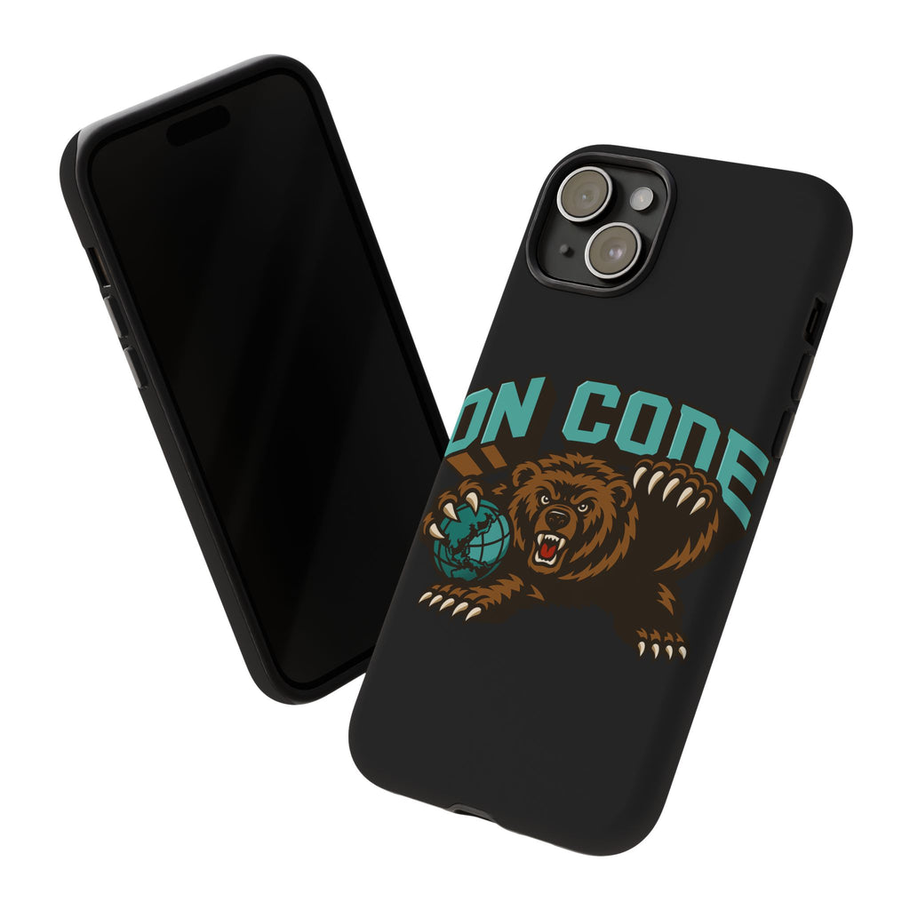Bear Basketball Tough Phone Case — 'On Core' Protective iPhone Cover
