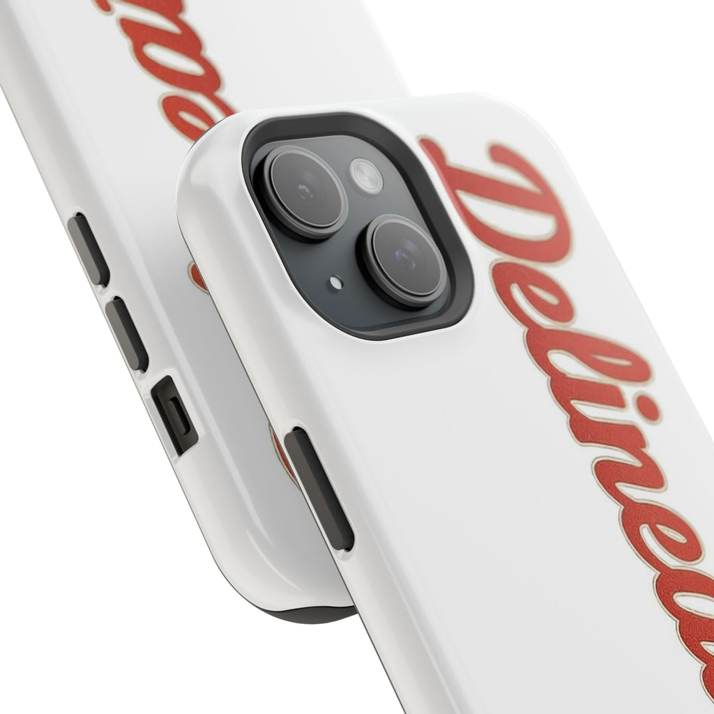 Delineation Script Phone Case — Impact‑Resistant Protective Cover