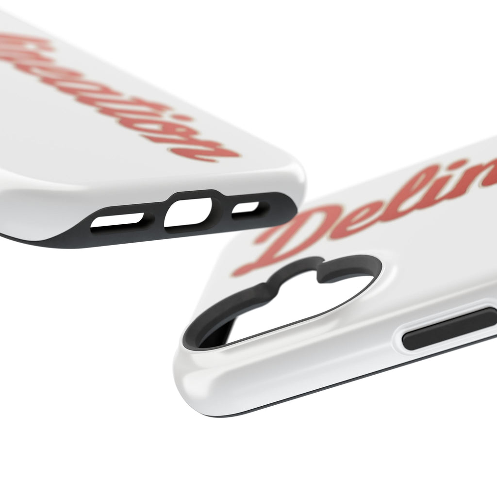Delineation Script Phone Case — Impact‑Resistant Protective Cover