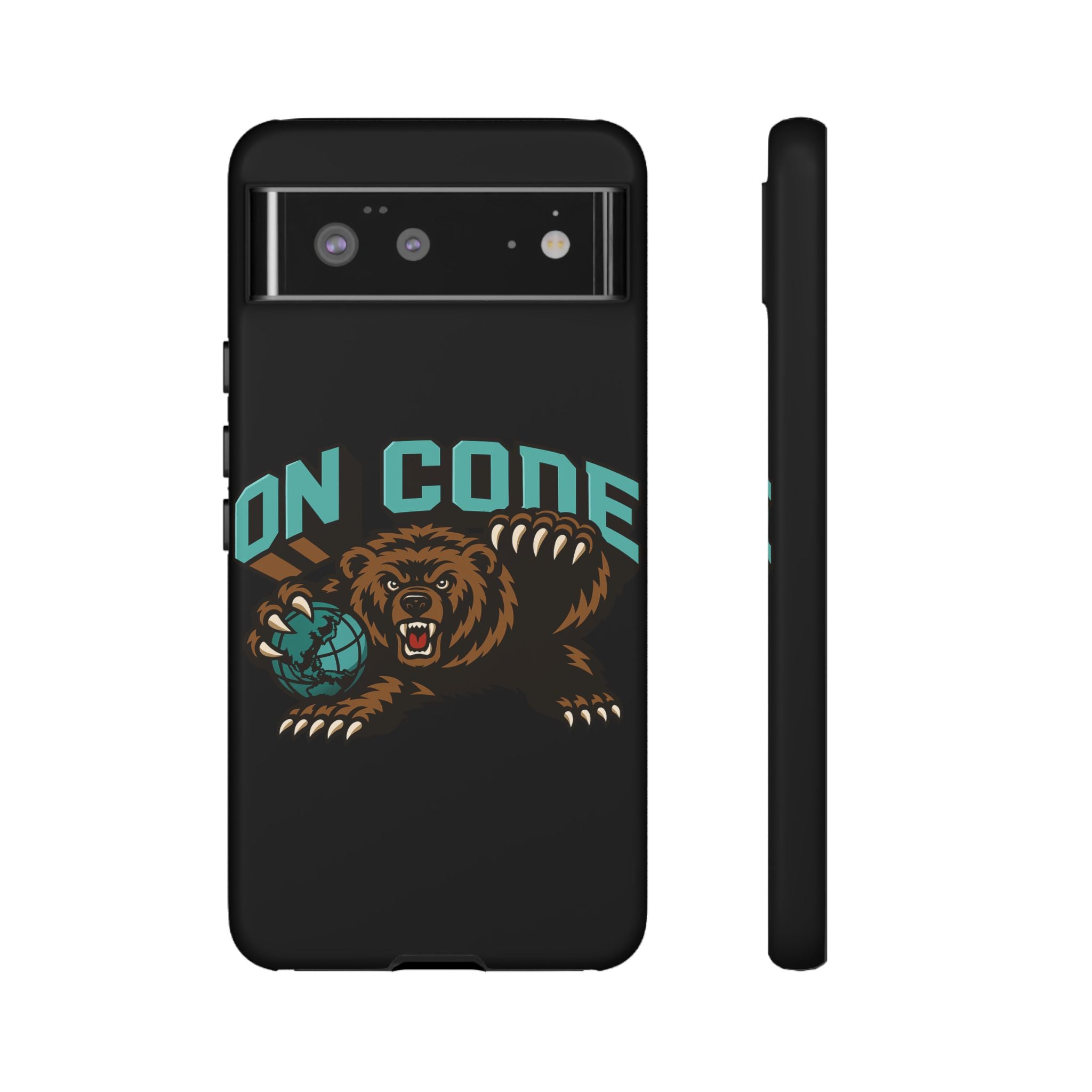 Bear Basketball Tough Phone Case — 'On Core' Protective iPhone Cover