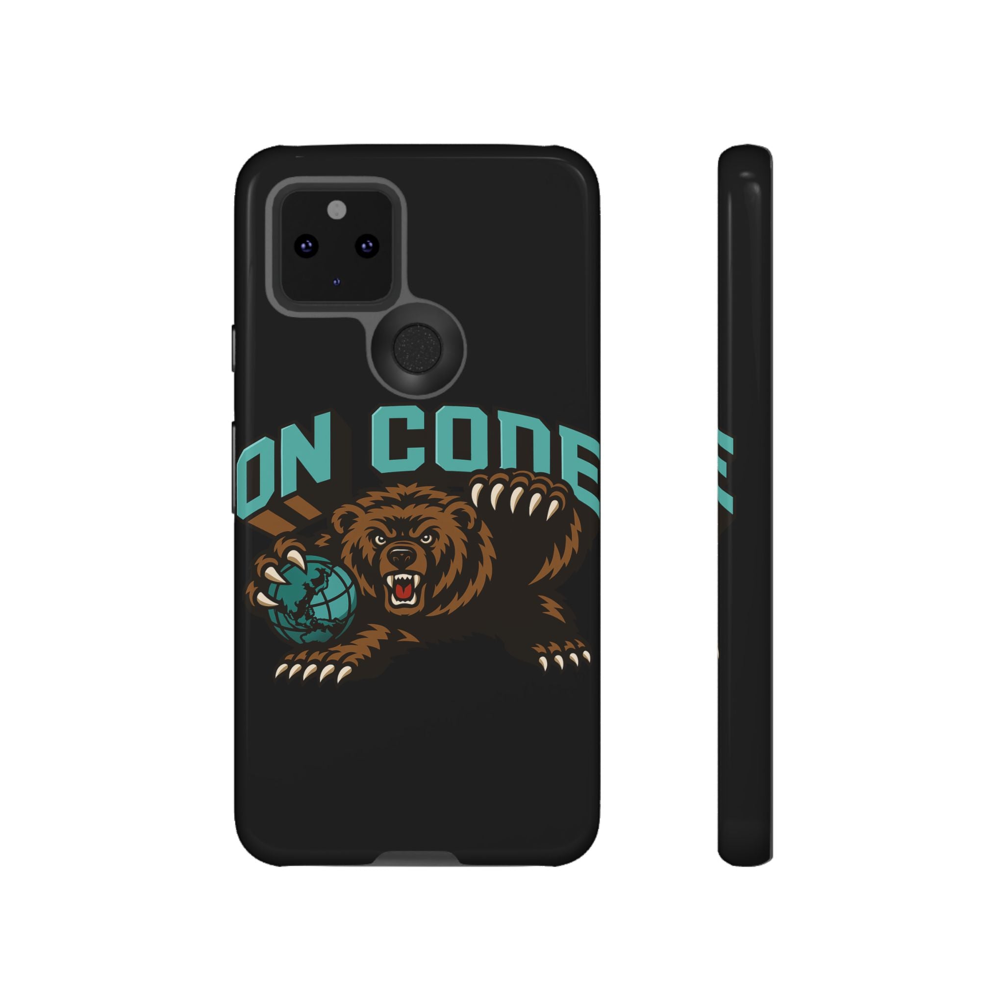 Bear Basketball Tough Phone Case — 'On Core' Protective iPhone Cover